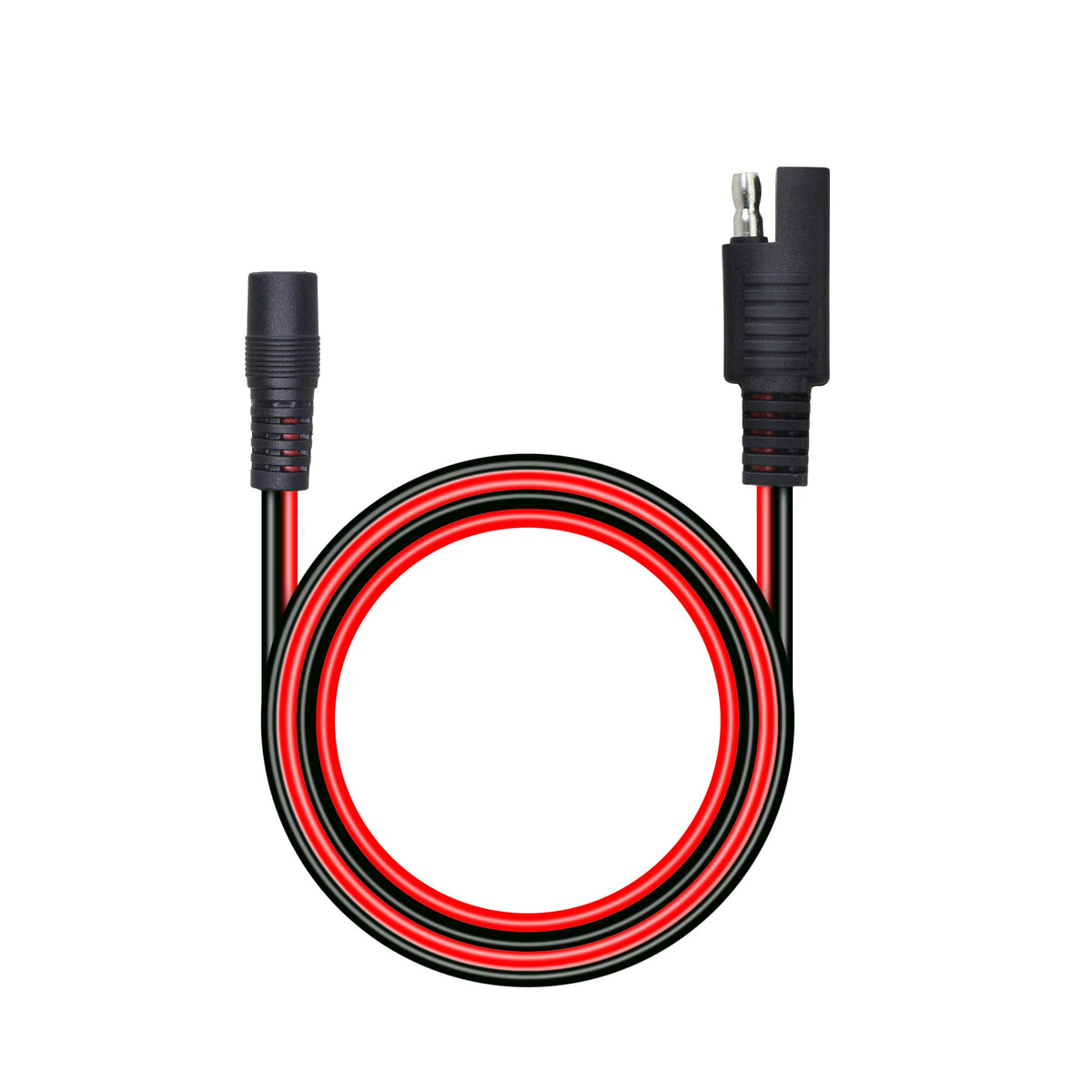 Cerrxian 60Cm 14Awg Dc 5.5Mm X 2.1Mm Female To Sae 2 Pin Quick Disconnect Wire Harness Extension Cable For Portable Powers, Moto