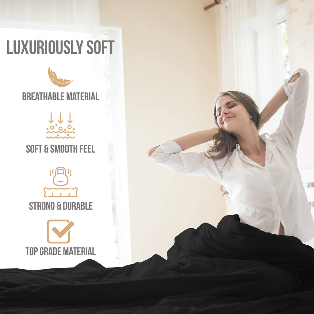 Abeero Home Twin Sheets Set - Luxury Hotel Bed Sheets - Soft Cooling Sheets With Elastic Corner Straps - Deep Pockets Microfiber