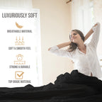 Abeero Home Twin Sheets Set - Luxury Hotel Bed Sheets - Soft Cooling Sheets With Elastic Corner Straps - Deep Pockets Microfiber