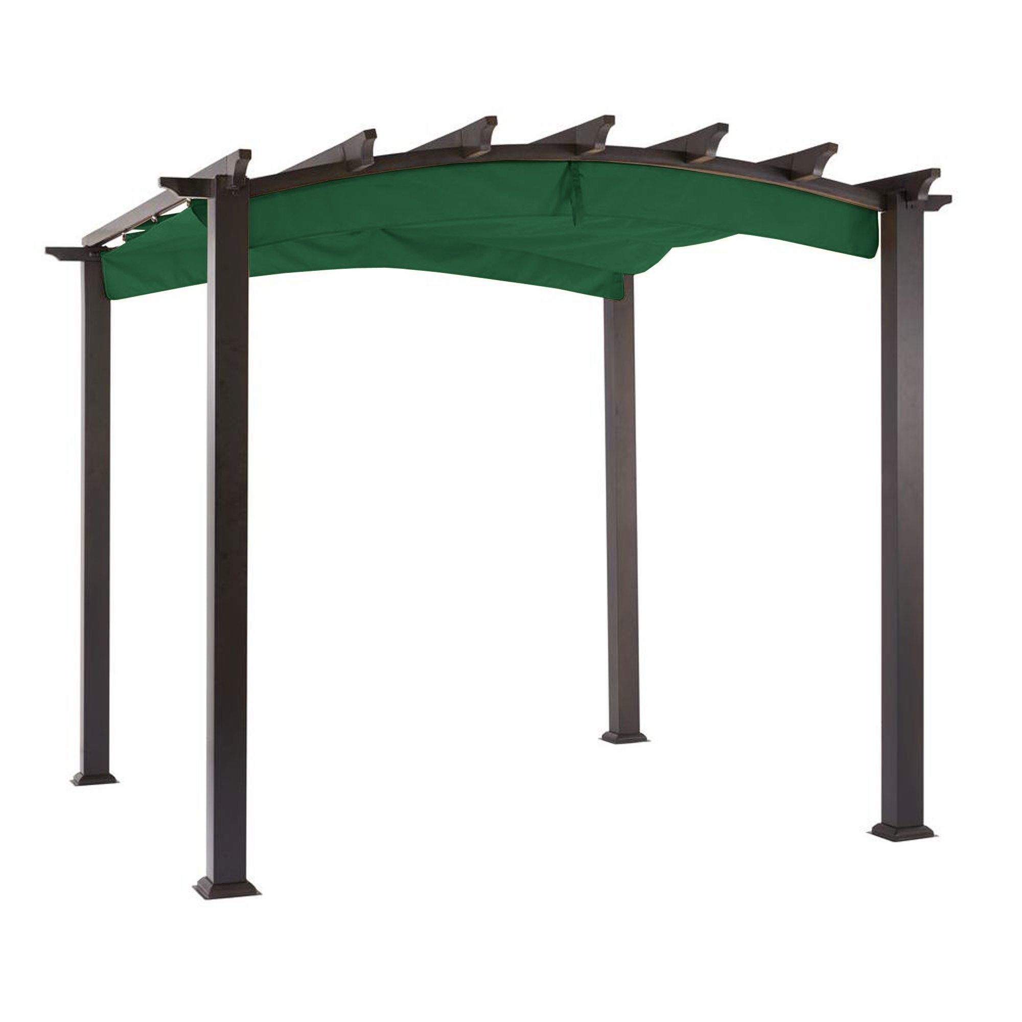 Garden Winds Replacement Canopy for The Hampton Bay Arched Pergola - Riplock 350 - Green