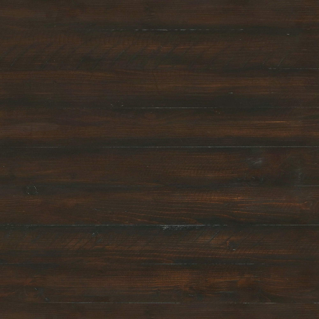 Madrona Burke Coffee Table Emily Espresso Brown and Steel Gray 48" Solid Wood Top