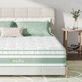 Novilla Queen Mattress, 12 Inch Hybrid Mattress in a Box, Gel Memory Foam with Individual Pocket Springs for a Peaceful Sleep, Q
