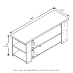 Furinno Jaya TV Stand, Espresso, 50