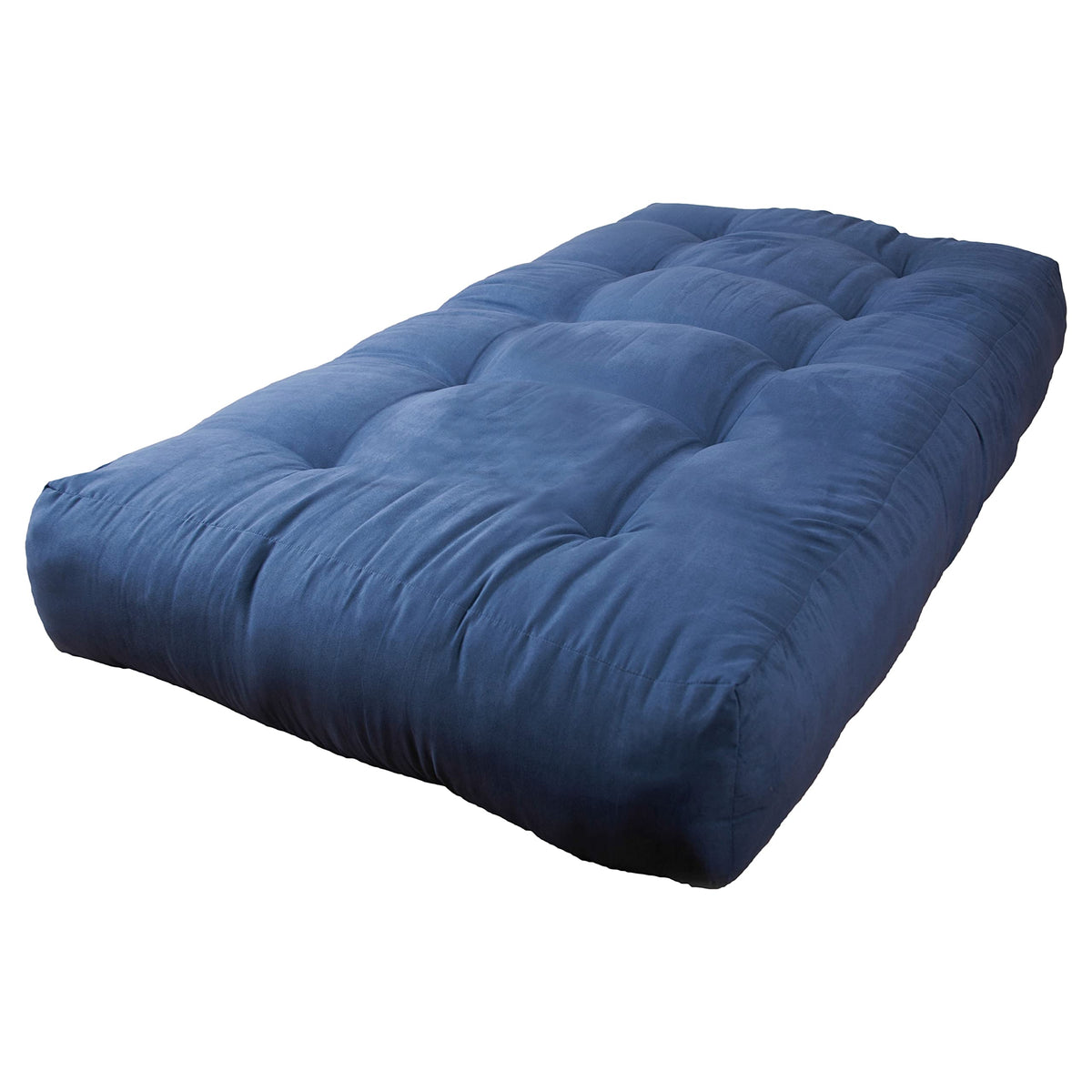 Blazing Needles Vitality 9&quot; Microsuede Futon Mattress, Twin, Indigo