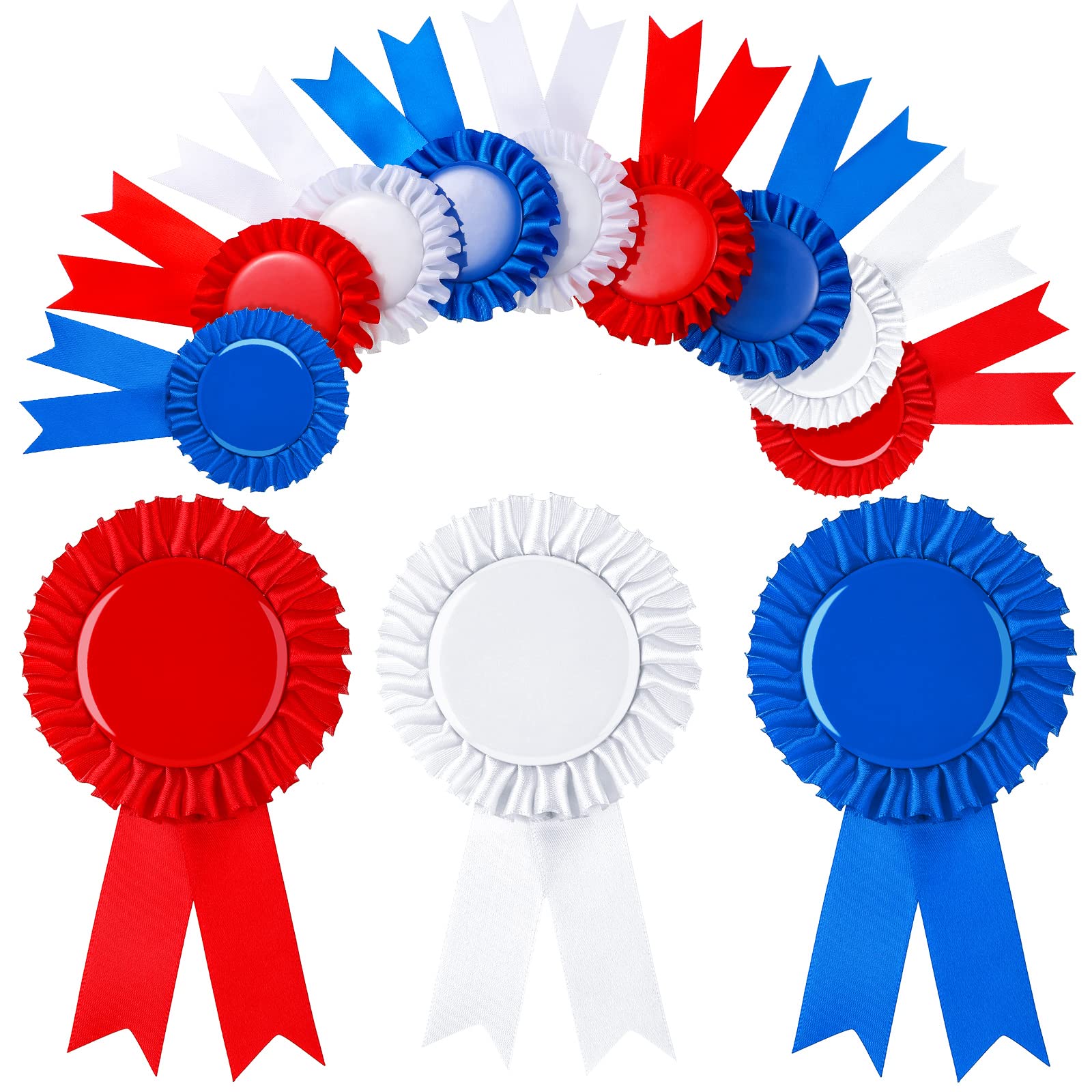 Sureio Blank Award Ribbon Rosette Award Medals Make Your Own Place Ribbons Honorable Recognition For Diy Classroom Party Accesso
