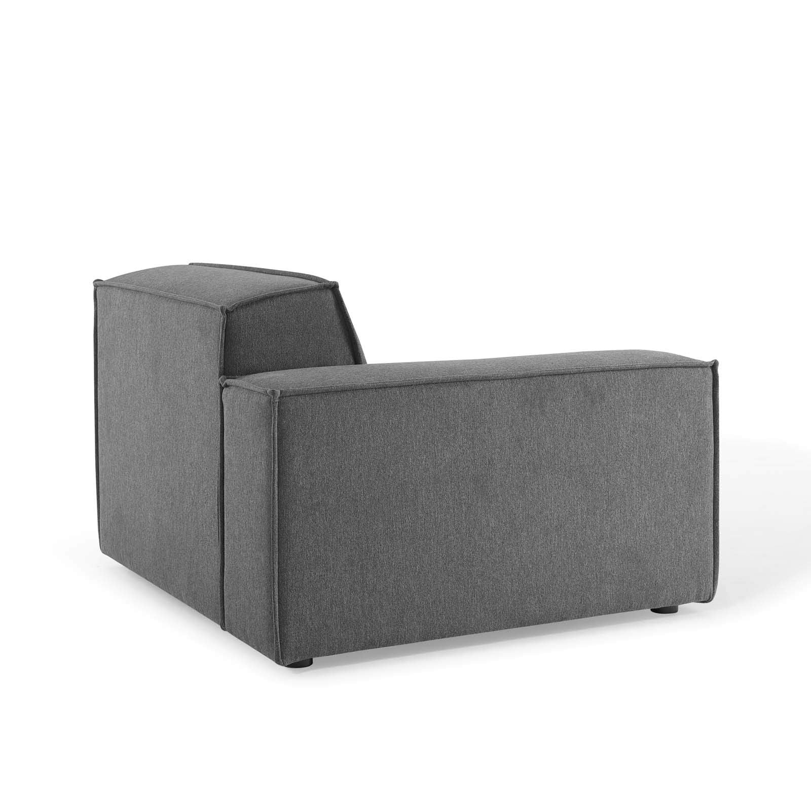 Modway Eei-3870-Cha Restore Right-Arm Sectional Sofa Chair, Charcoal