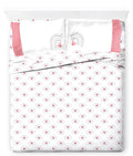 Jay Franco Disney Minnie Mouse King Sheet Set - Super Soft Pink Mandala 4 Piece Bedding Set - Kids Microfiber Sheets Includes Re