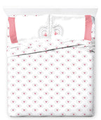 Jay Franco Disney Minnie Mouse King Sheet Set - Super Soft Pink Mandala 4 Piece Bedding Set - Kids Microfiber Sheets Includes Re