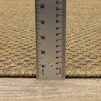 HomeRoots Polypropylene 8’ Round Solid Tan Indoor Outdoor Area Rug