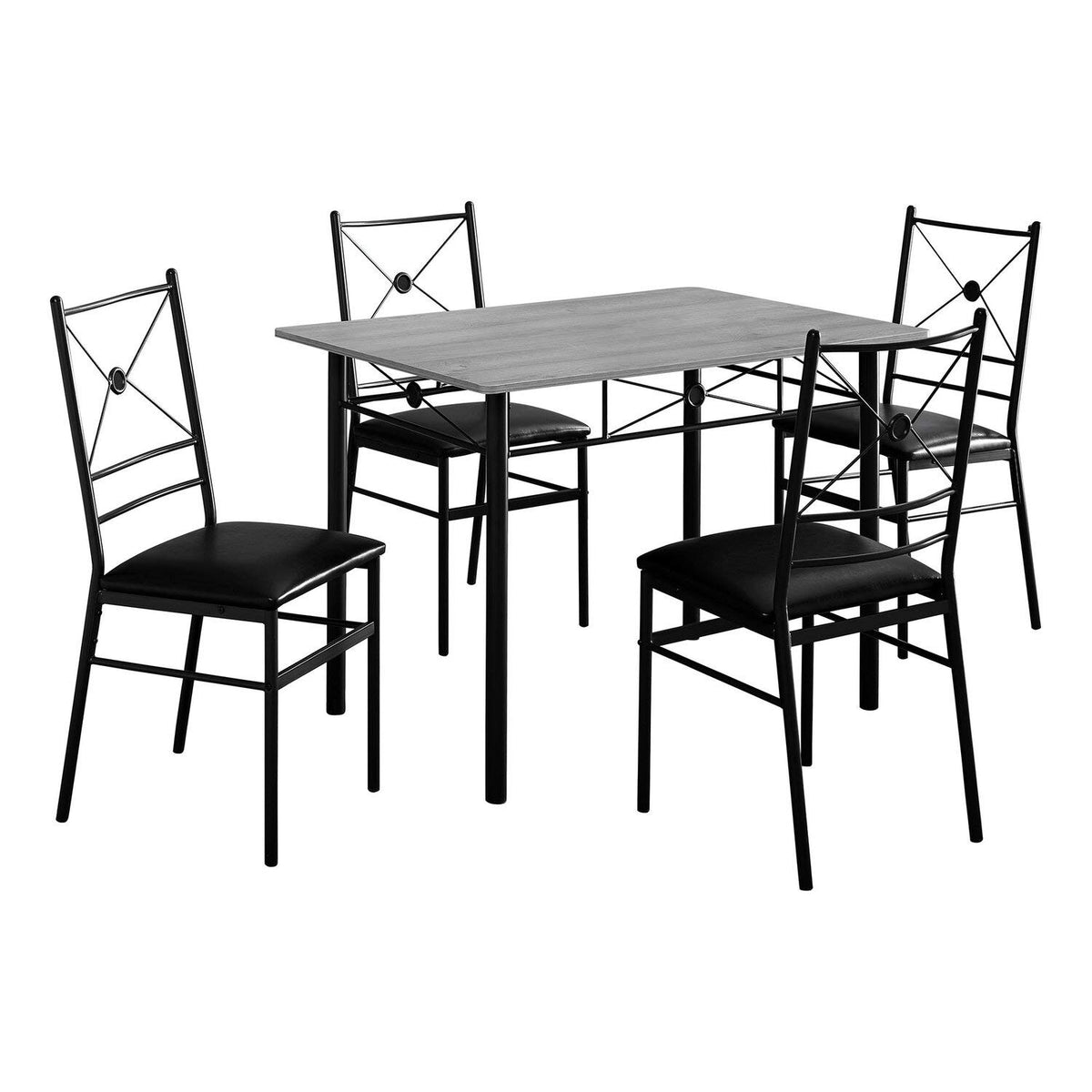 Monarch Specialties DINING SET One Size GREY