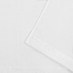 Exclusive Home Rp Belgian Textured Linen Look Jacquard Sheer Rod Pocket Curtain Panel, Pair, 50X96, Winter White