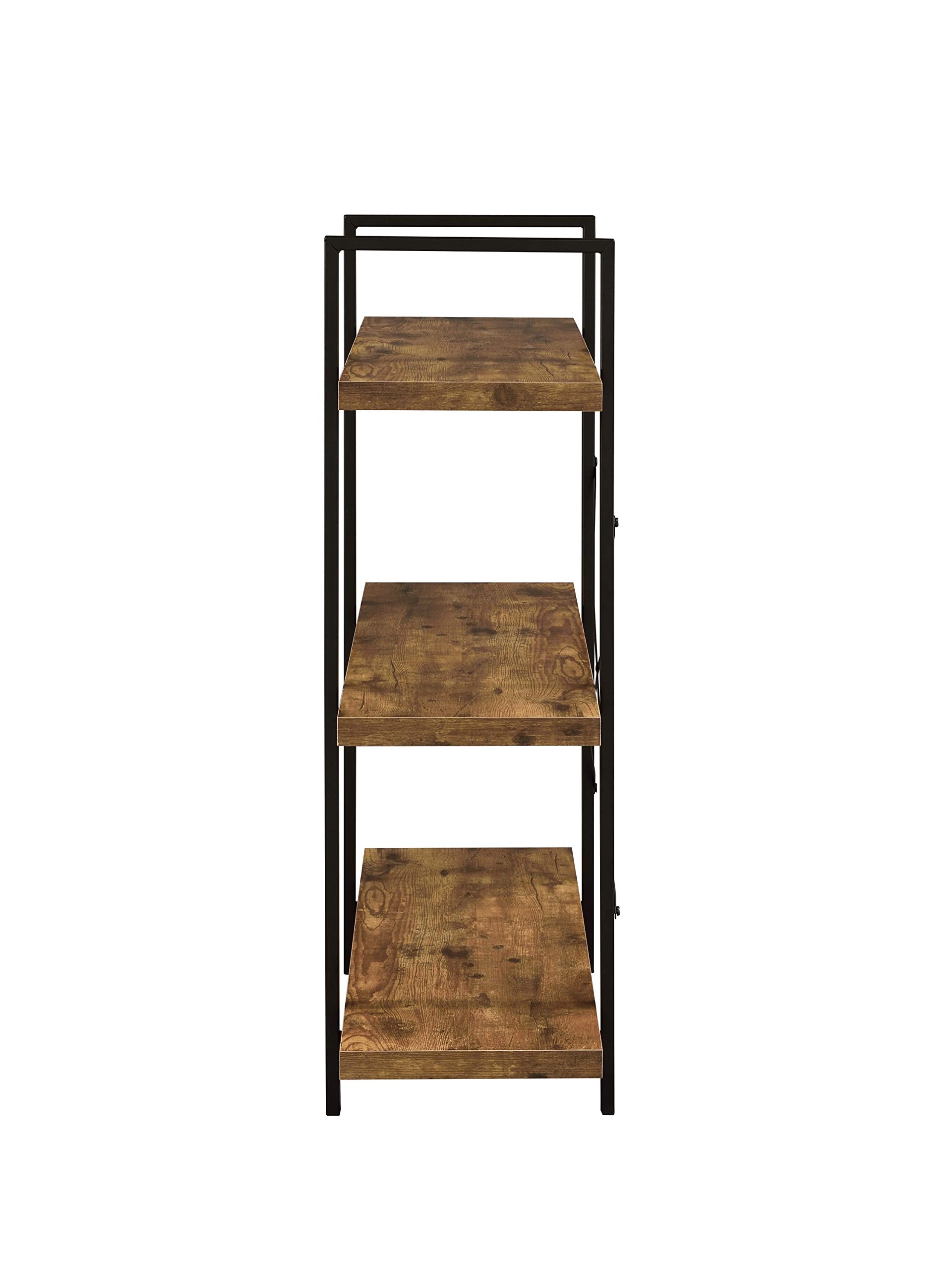 Coaster Furniture Bookcase Antique Nutmeg and Black 805805