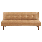 Coaster Home Furnishings Jenson Multipurpose Upholstered Tufted Convertible Sofa Bed Saddle Brown