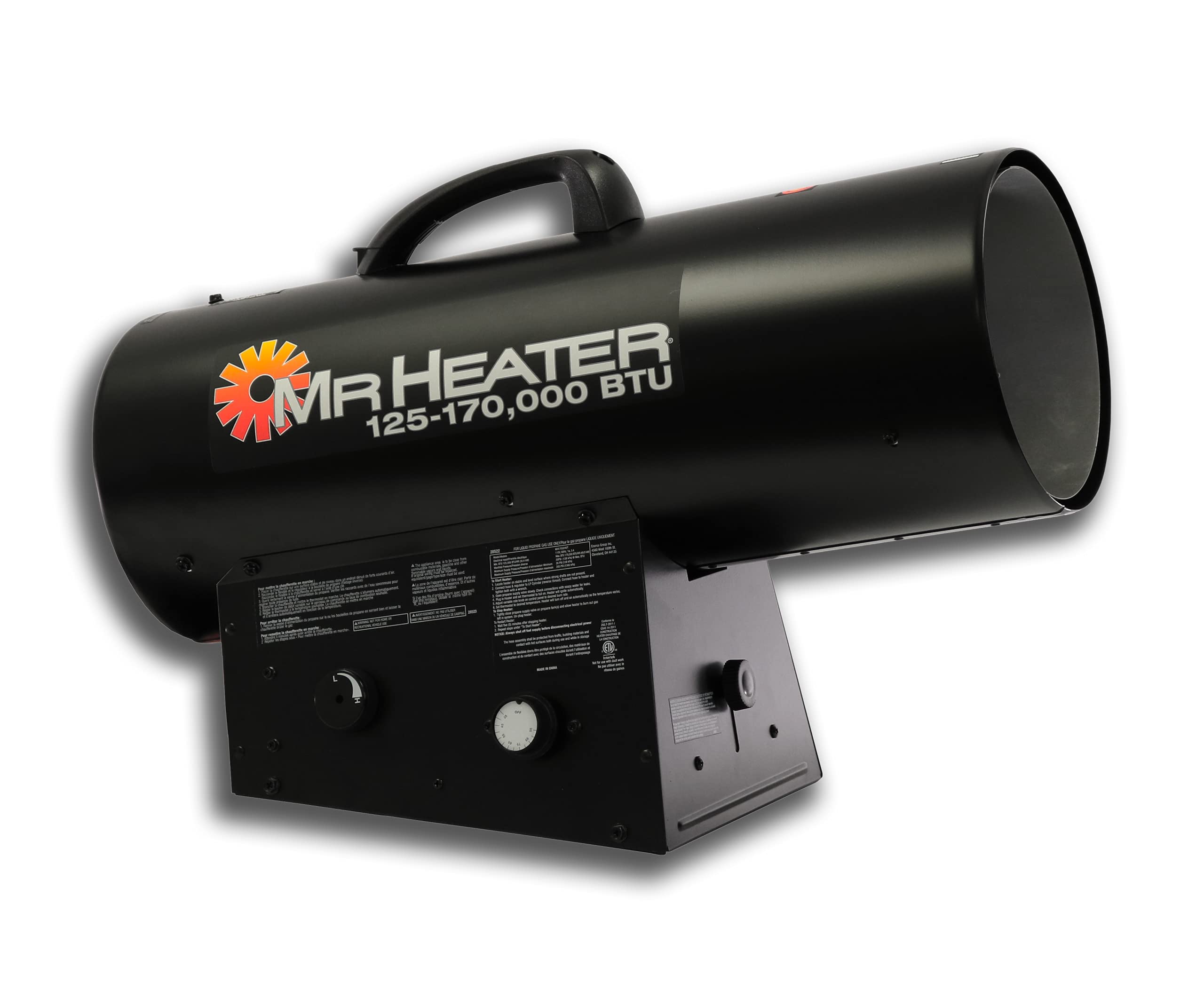 Mr. Heater F271400 Mh170Qfavt Forced Air Propane Heater,Black,Medium