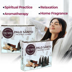 Palo Santo Incense Cones - Total 20 Cone Incense - Dual Pack Of 10 Insence Cones - Incense Cones Scented - Cone Incense Scents -