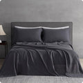 Dapu Pure Linen Sheets Set, 100% French Linen From Normandy, Breathable And Durable For Hot Sleepers, 4 Pcs Set - 1 Flat Sheet,
