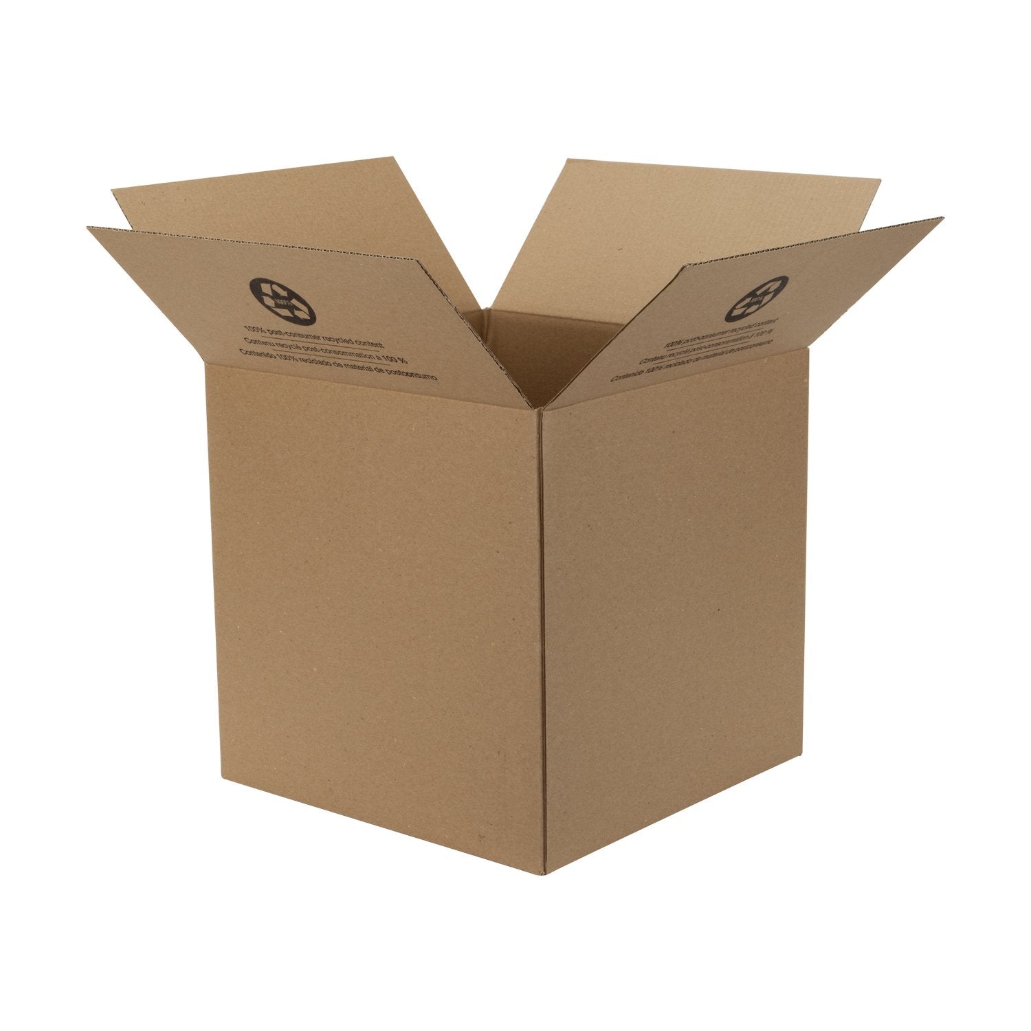 Duck Brand Kraft Corrugated Shipping Boxes, 14' X 14' X 14', Brown, 6-Pack (280349)