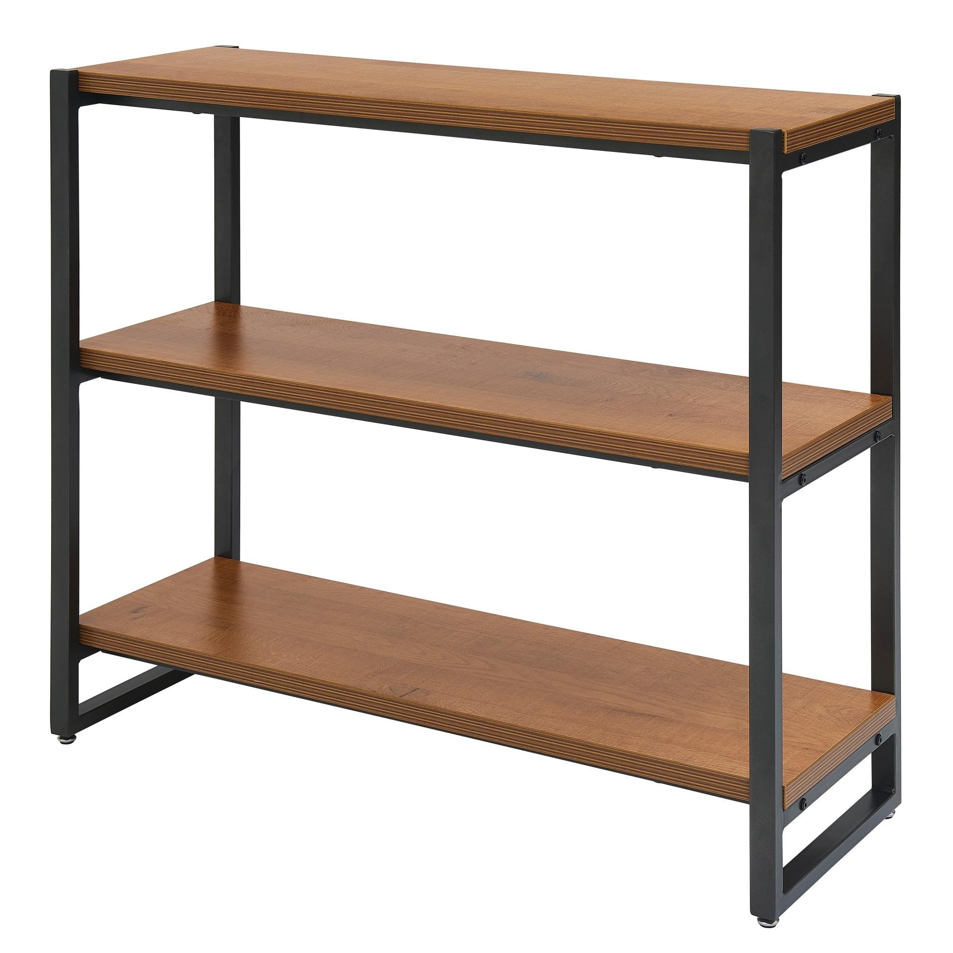 npd furniture and more New Pacific Direct Anderson 3 Tier Bookcase, Gliese Brown