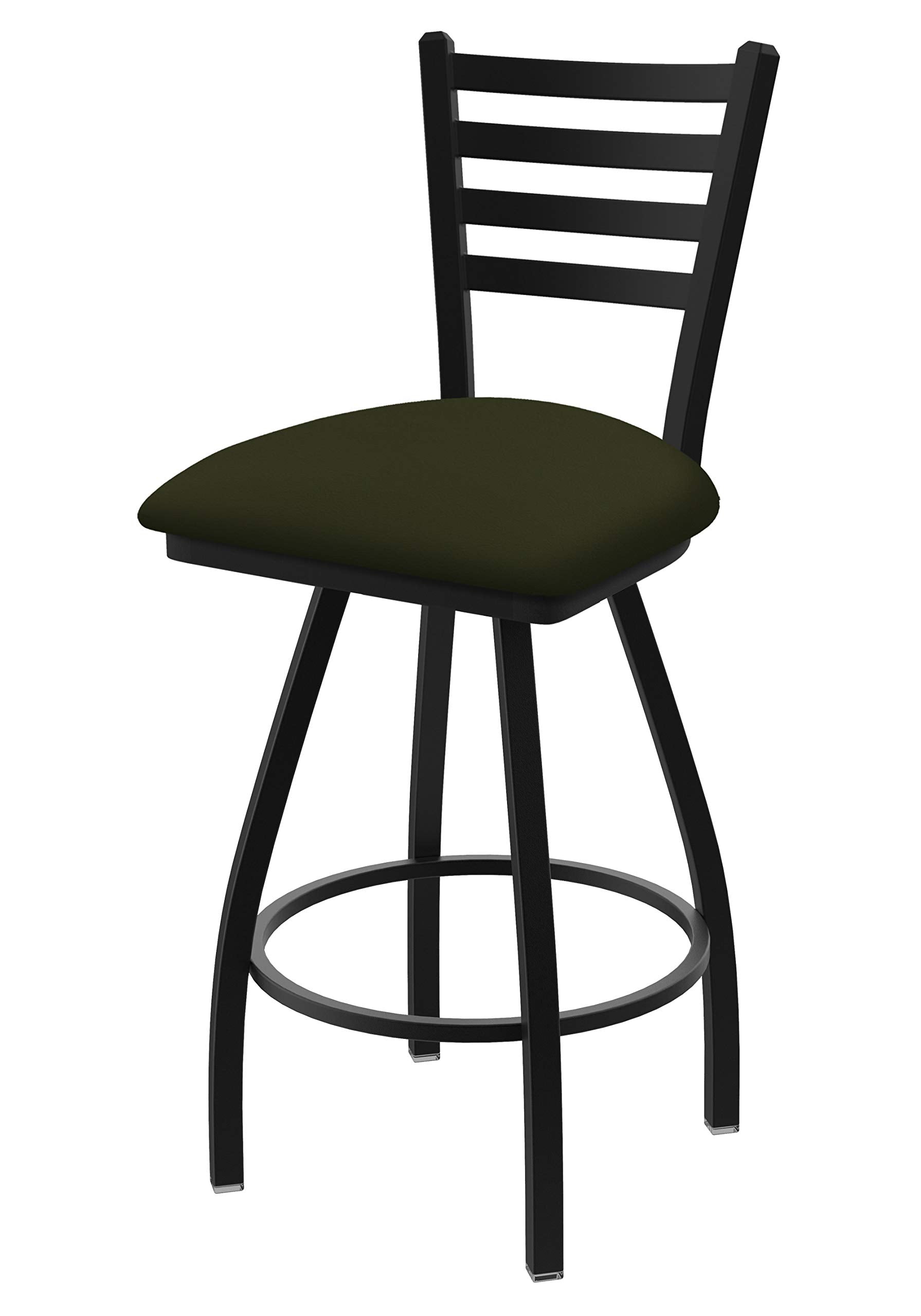 XL 410 Jackie 36 Swivel Extra Tall Bar Stool with Black Wrinkle Finish and Canter Pine Seat