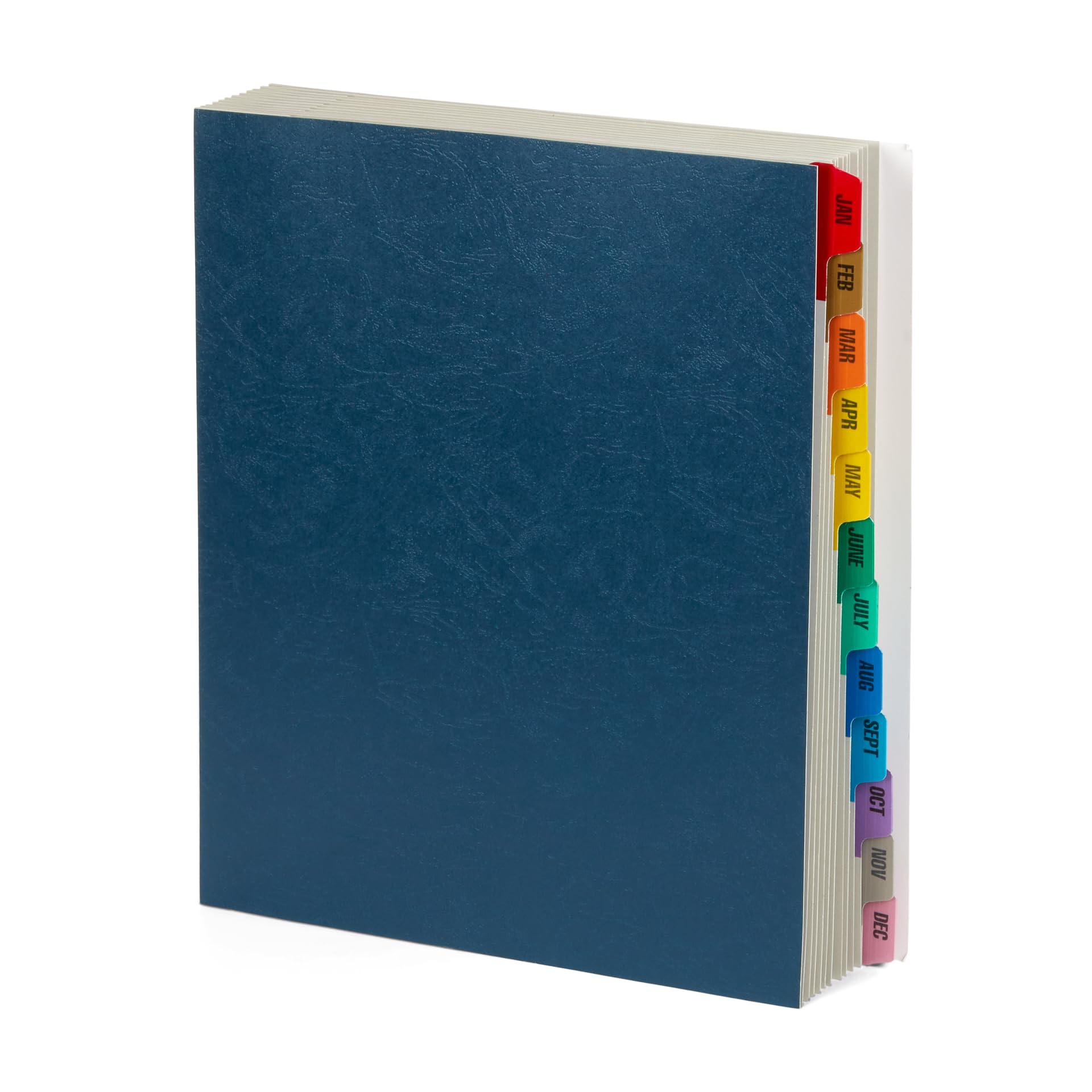 Blue Summit Expanding Desk File, Letter Size, 12 Dividers For Monthly Organization