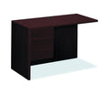 HON 10500 Series 48 by 24 by 29-1/2-Inch L Workstation Return, Left, Mahogany