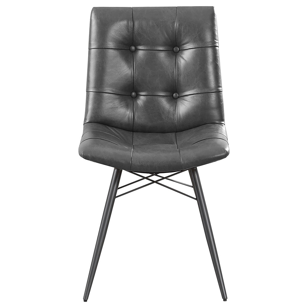 Coaster Home Furnishings Aiken Tufted Dining Chairs Charcoal (Set of 4)