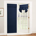 Ryb Home Window Door Curtains, Blackout Door Curtain Thermal Insulated Full Privacy Assured Door Blinds For Patio Door French Do