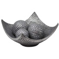 Seraphic 5pc Bowl Table Centerpieces for Dining Room, Large Decorative Bowls for Coffee Table Decor, Kitchen, Orbs/Balls Include