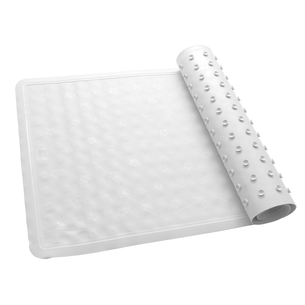 Bath Bliss Anti-Slip Jumbo Bath Mat | Dimensions: 18 x 36 | Great for Bathtub | Shower | Adult & Kids Safety | Bathroom Accessor
