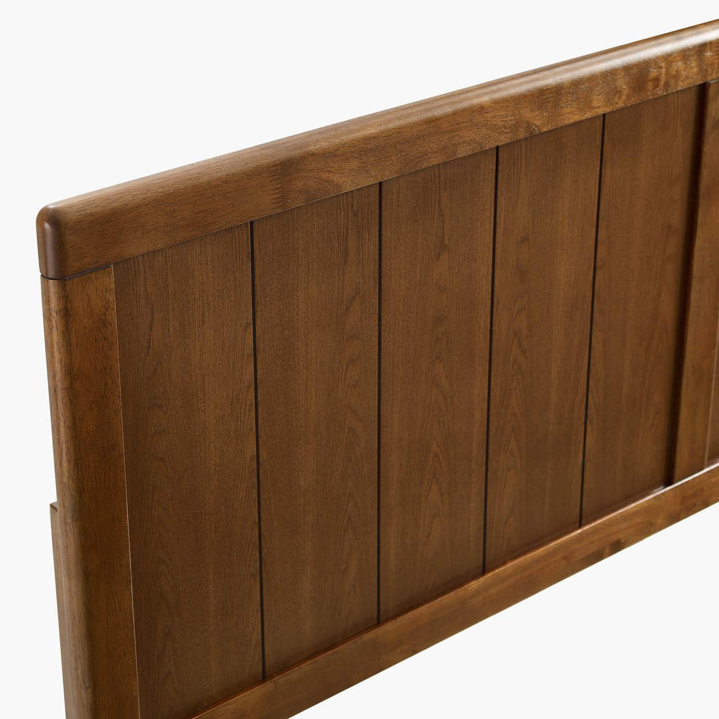 Modway Mod-6218-Wal Robbie Queen Wood Headboard, Walnut