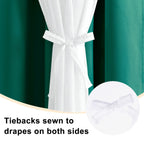 Hiasan Blackout Curtains With Sheer Overlay, Mix Match Thermal Insulated Sun Blocking Grommet Window Curtains For Bedroom, Livin