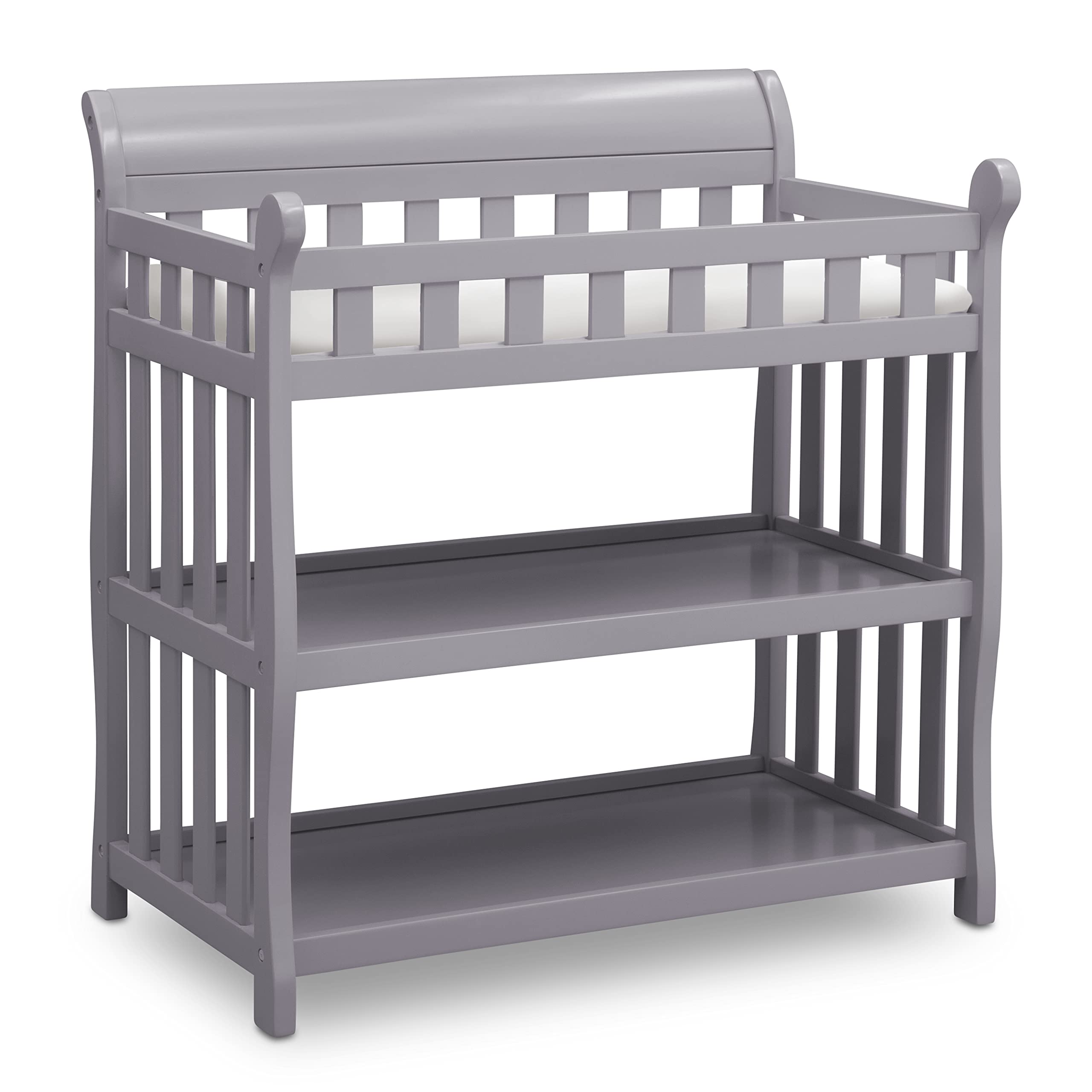 Delta Children Eclipse Changing Table With Changing Pad, Grey