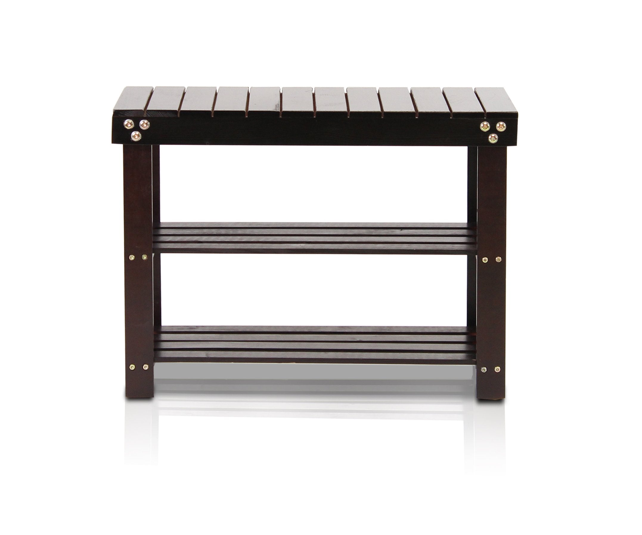 Furinno Pine Solid Wood Shoe Rack - Thumbnail 3