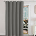 Joydeco Sliding Door Curtains, Light Grey Curtains 70 X 84 Inches, Extra Wide Curtains For Patio Sliding Door Living Room, Room