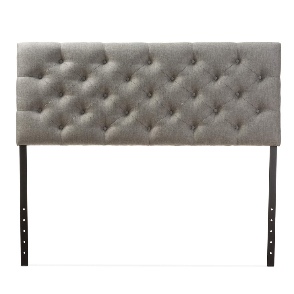 Baxton Studio Viviana Headboard, Queen, Grey