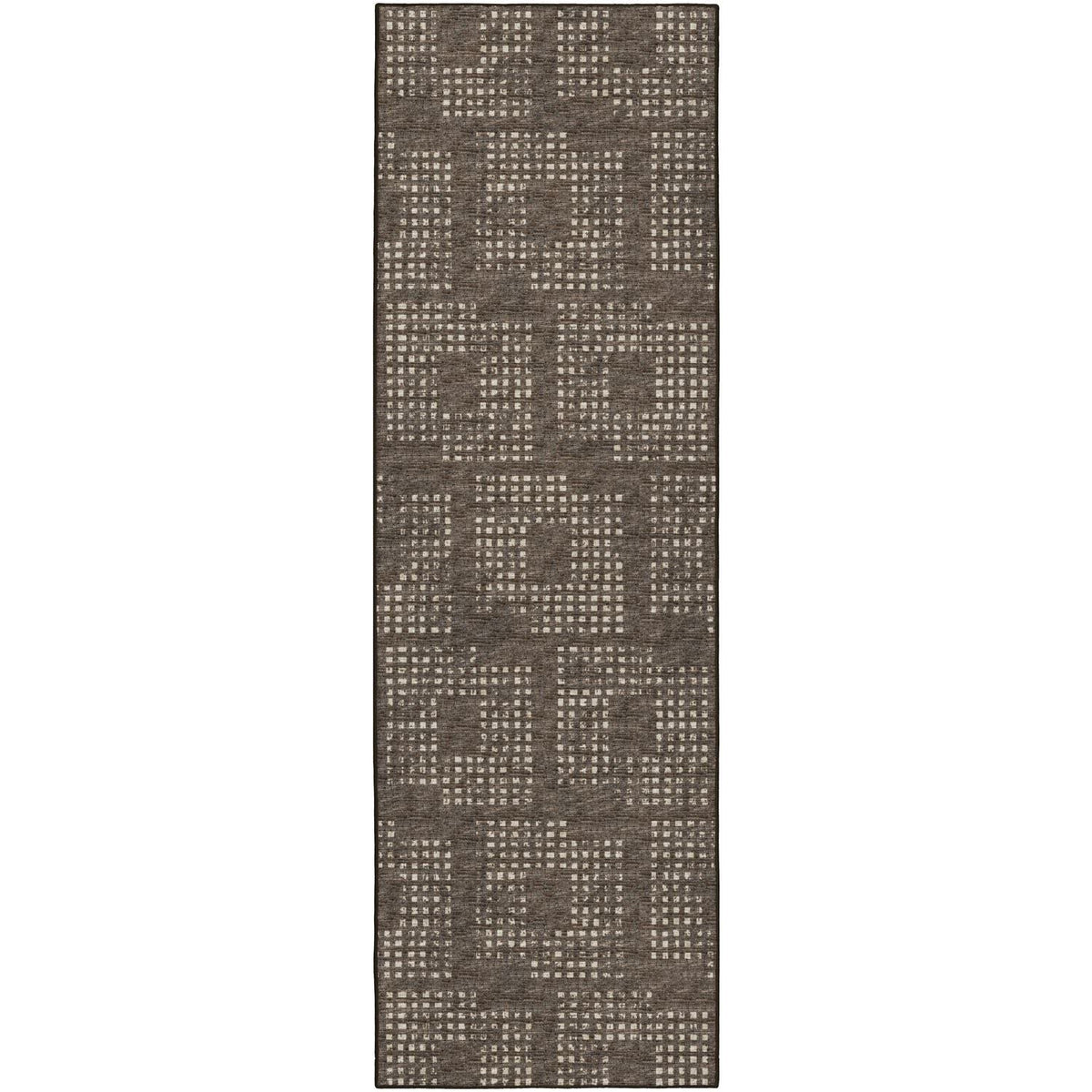 Delano Da1 Brown Transitional Rug Runner 2' 6&quot; X 10'