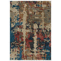Rizzy Home Alora Decor Vivid 5' X 7'6" Beige/Multi/Teal/Rust/Beige Hand-Tufted Area Rug