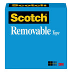Scotch Removable Tape, 1 Roll, 3/4 In X 1,296 In, Post-It Technology (811)