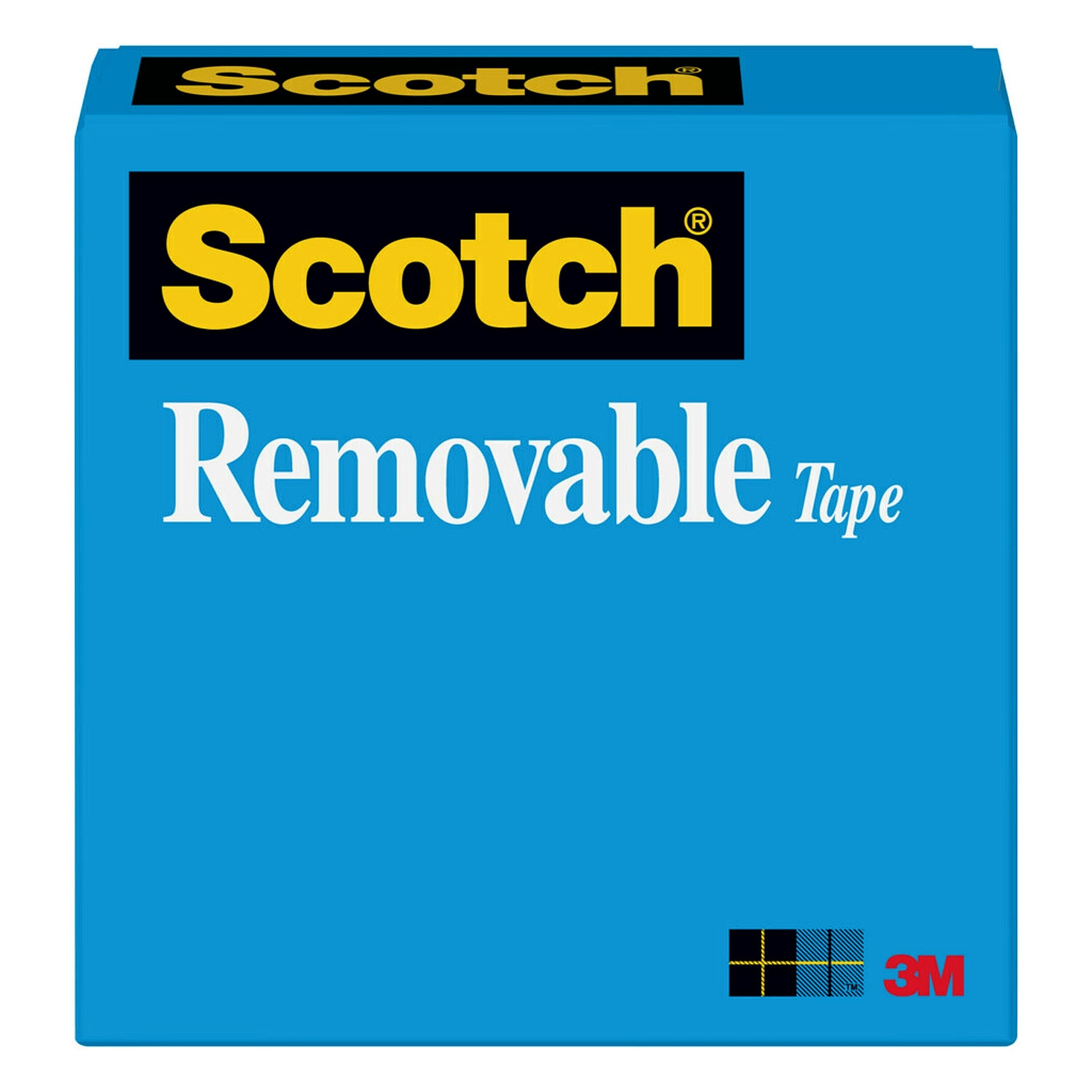 Scotch Removable Tape, 1 Roll, 3/4 In X 1,296 In, Post-It Technology (811)