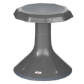Ecr4Kids Ace Active Core Engagement Wobble Stool, 15-Inch Seat Height, Flexible Seating, Grey