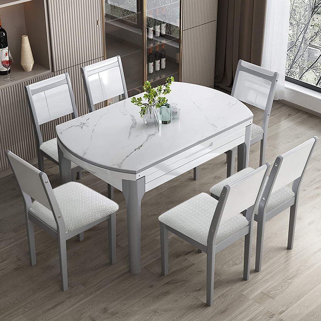 Genina Waterproof Seat Covers For Dining Room Chairs Covers Dining Chair Seat Covers Kitchen Chair Covers Slipcovers (White, 2 Pcs)