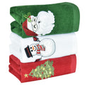 housewife cabinets Large Size Christmas Hand Towels for Bathroom 15x 24 inch Pack of 3, Cotton Christmas Kitchen Towels, Decorat