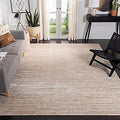 SAFAVIEH Vision Collection Area Rug - 8 x 10, Creme, Modern Ombre Tonal Chic Design, Non-Shedding & Easy Care, Ideal for High 