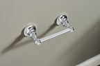Moen Vale Chrome Double Post Pivoting Toilet Paper Holder, Wall Mounted Toilet Tissue Holder Dn4408Ch