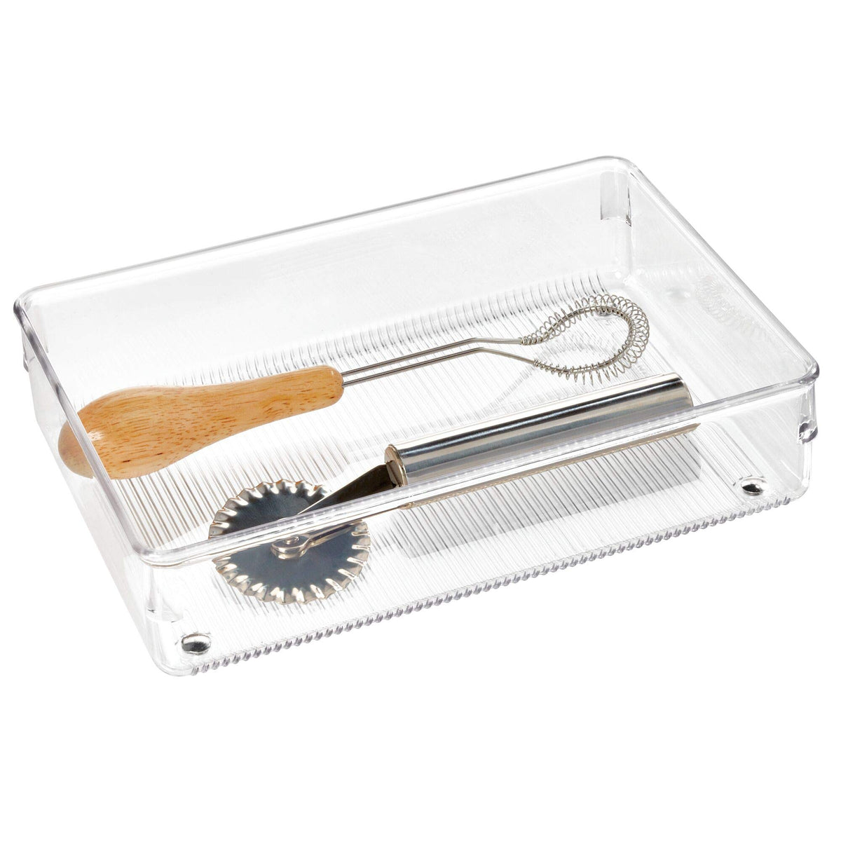 iDesign Drawer Organizer Bin, Clear