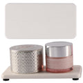 NiuYichee 2 PCS Bathroom Sink Vanity Trays(6.3 * 3.15), Diatomaceous Earth Coasters, Kitchen Soap Tray, Water Absorbing Stone Us