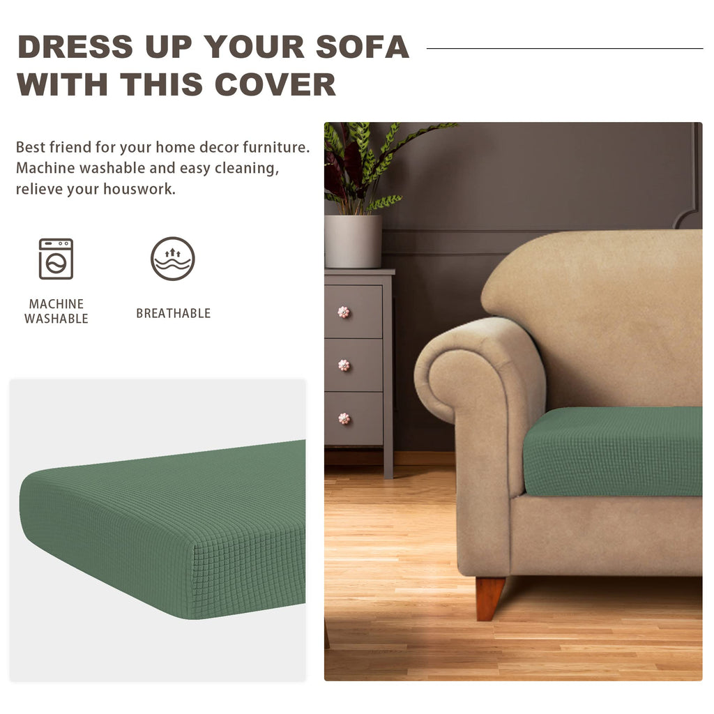 Nc Home Water-Repellent Sofa Cushion Slipcovers Couch Cover, Couch Cushion Cover For Camper Dinette, Pet Furniture Protector Lov