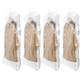TAILI Hanging Vacuum Storage Bags Space Saver Bags for Clothes, 4 Pack Long 53x27.6 Inches, Vacuum Seal Storage Bag for Suits, C