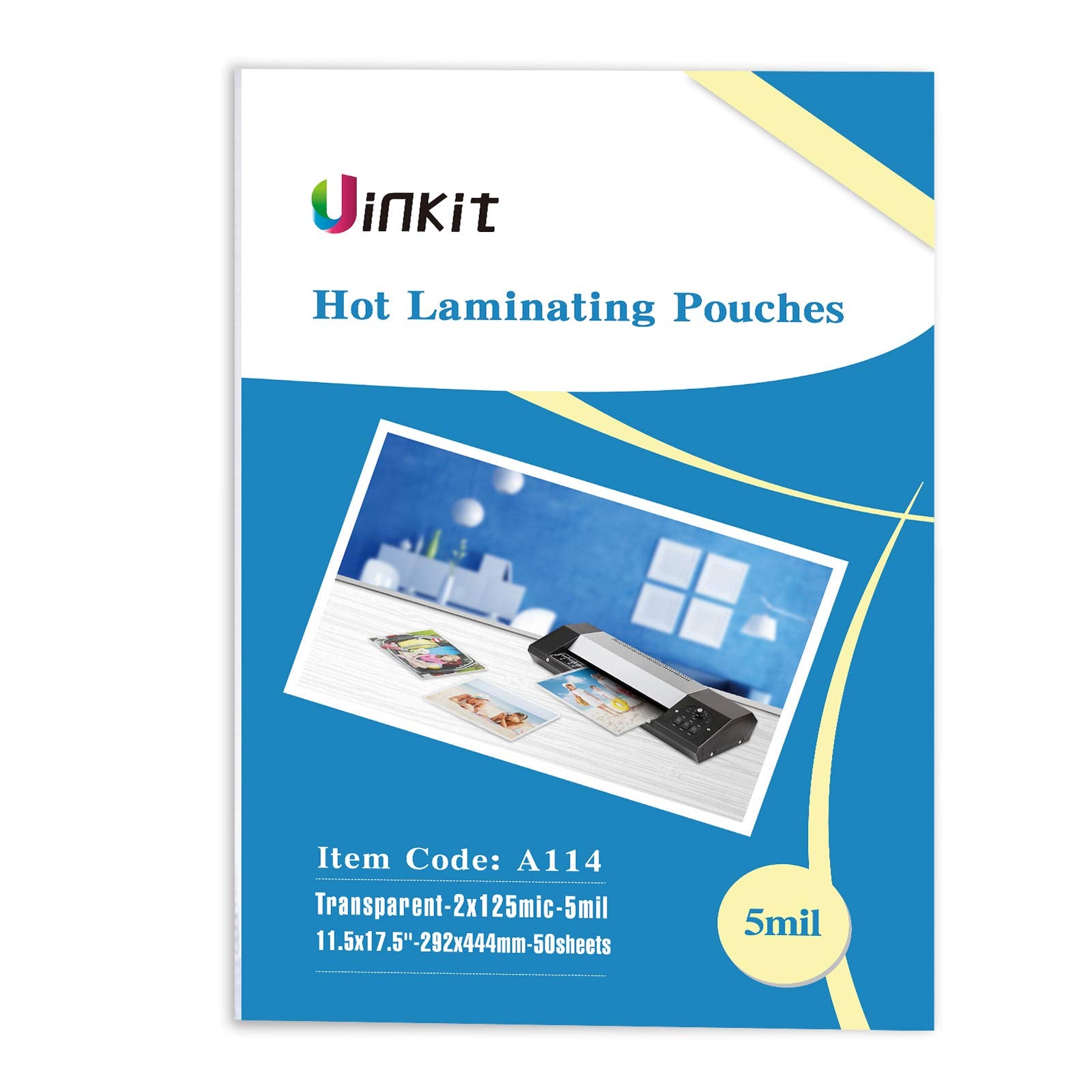 Uinkit Hot Thermal Laminating Pouches 5Mil Thick For Extra Protection 11.5X17.5 Inches Laminating Sheets For Sealed 11X17Inches