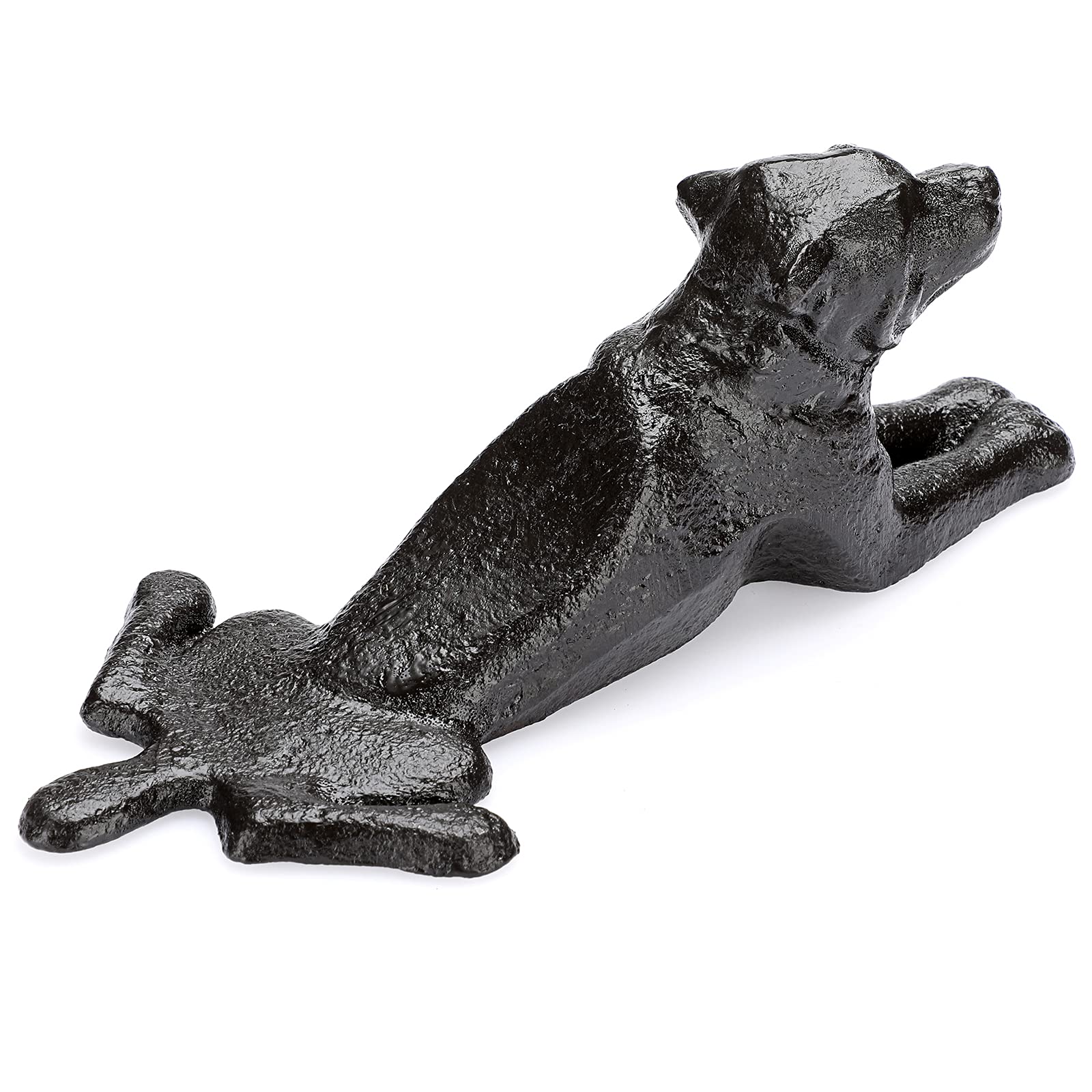 Sumnacon Cast Iron Cute Dog Door Stop - Heavy Duty Rustic Door Stopper Avoid Drilling Hole, Vintage Metal Door Wedge On Floor Su